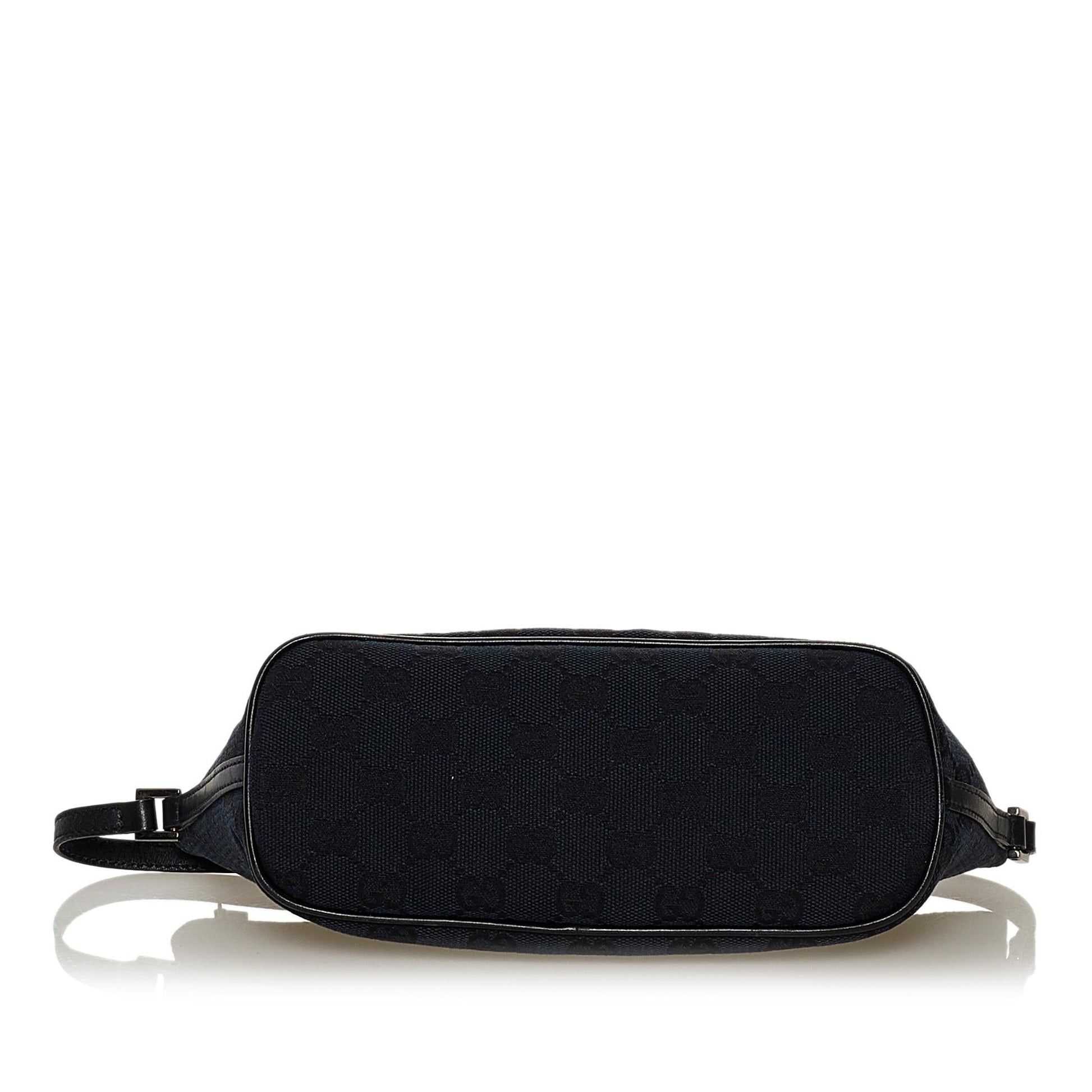 Gucci GG Canvas Boat Baguette (SHG-36162)