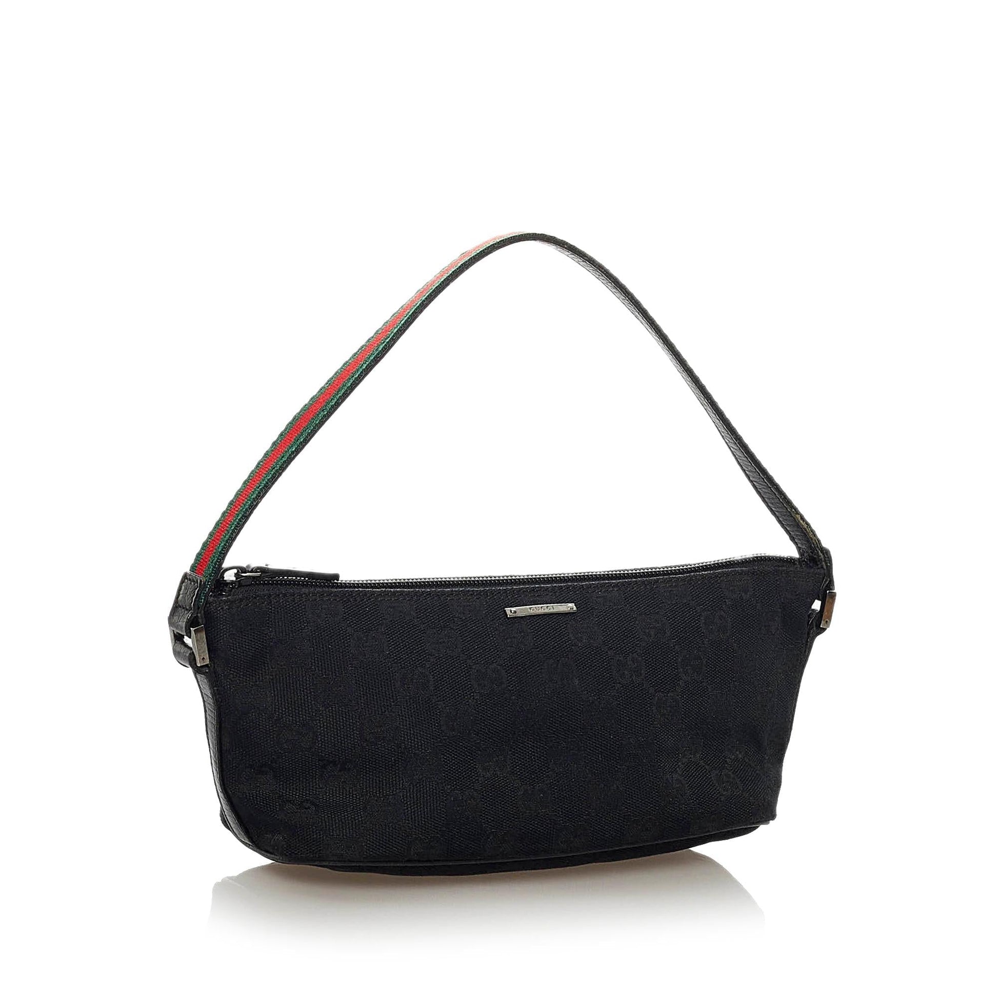 Gucci GG Canvas Boat Baguette (SHG-36569)