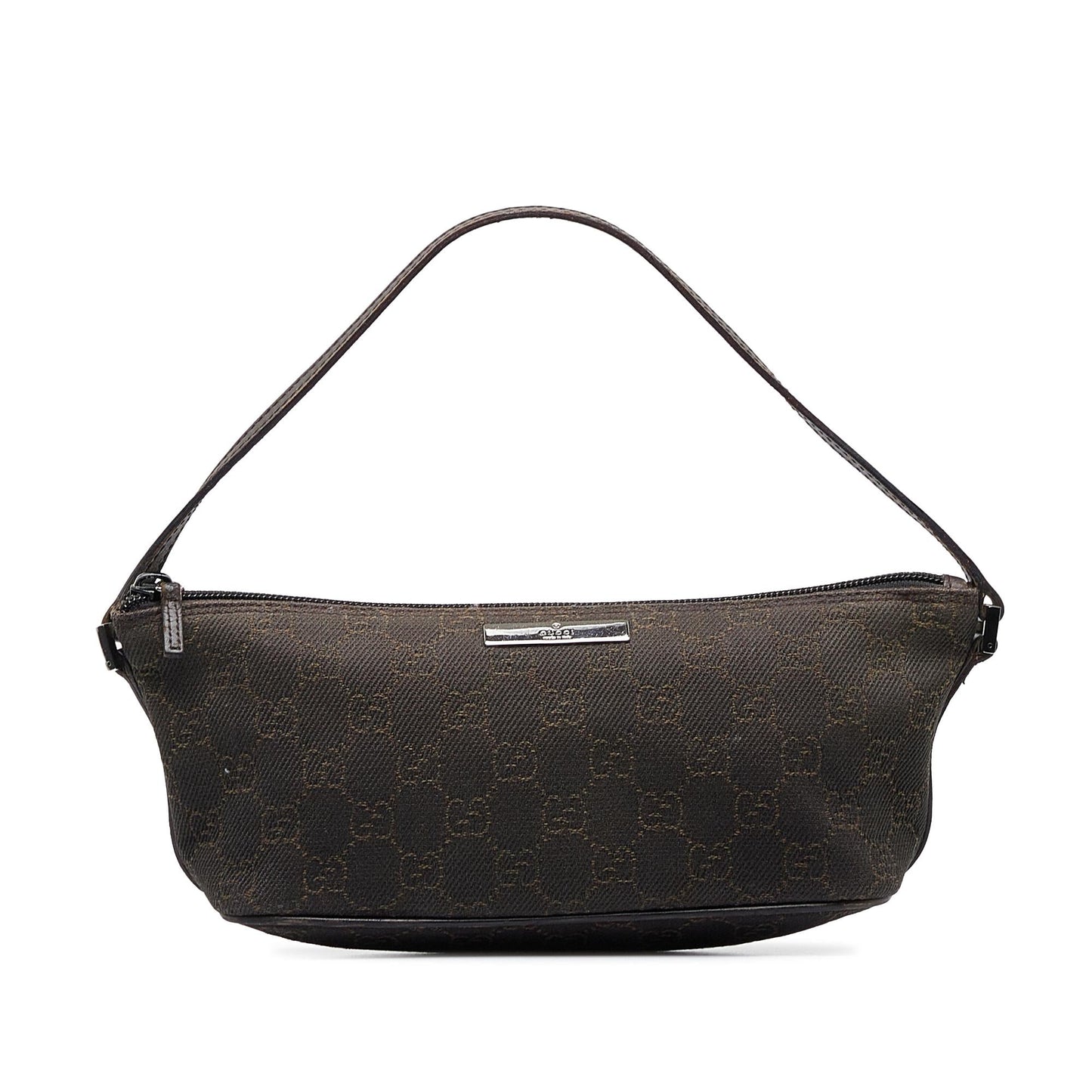 Gucci Monogram Pochette Canvas Crossbody