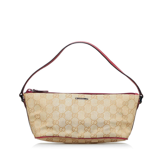 Gucci Pochette Canvas Shoulder Bag