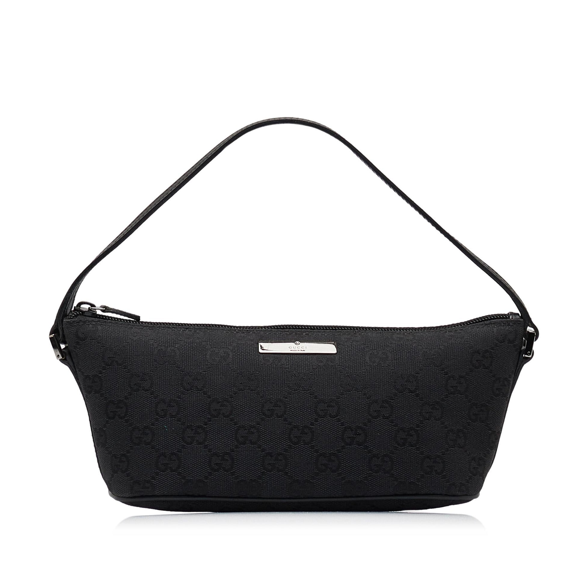 Gucci Pochette Canvas Handbag
