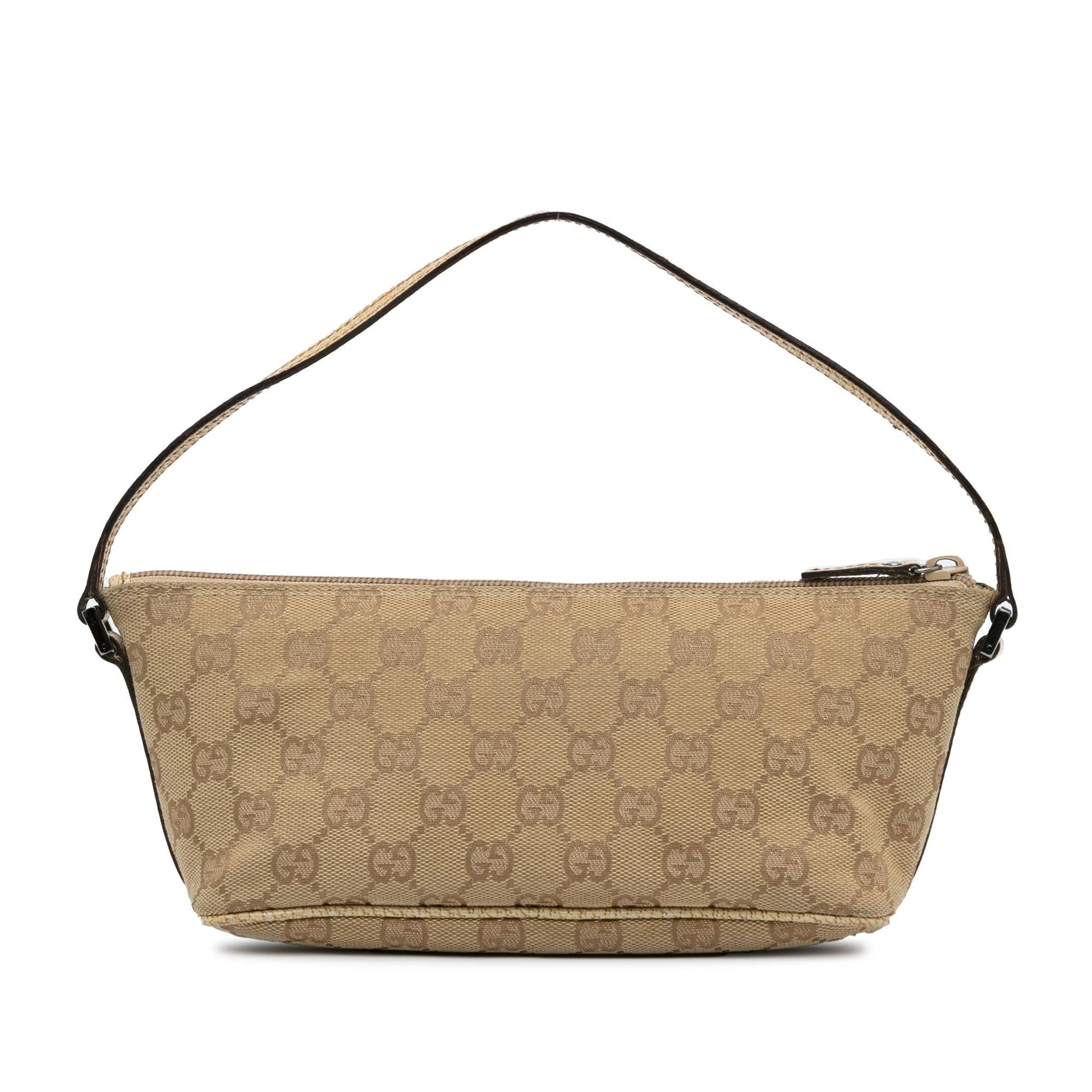 Gucci Pochette Canvas Shoulder Bag
