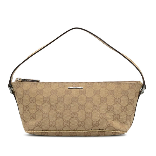 Gucci Pochette Canvas Shoulder Bag