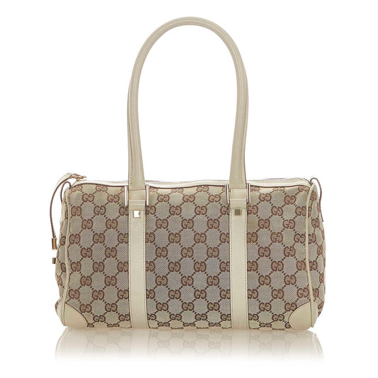 Gucci GG Canvas Boston Bag (SHG-20383)