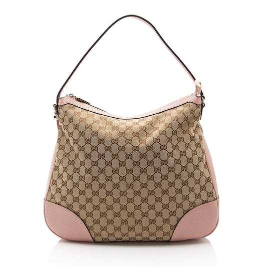 Gucci GG Canvas Bree Large Hobo (SHF-4sIfHM)