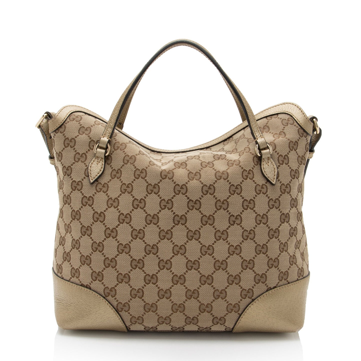 Gucci GG Canvas Bree Tote (SHF-9TFhBr)