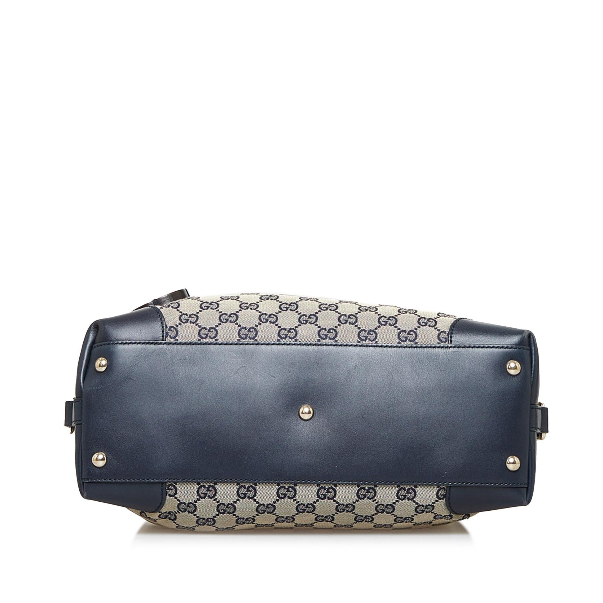 Gucci GG Canvas Brick Lane Satchel (SHG-564Kbq)