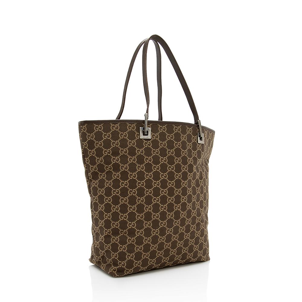 Gucci Monogram Canvas Tote