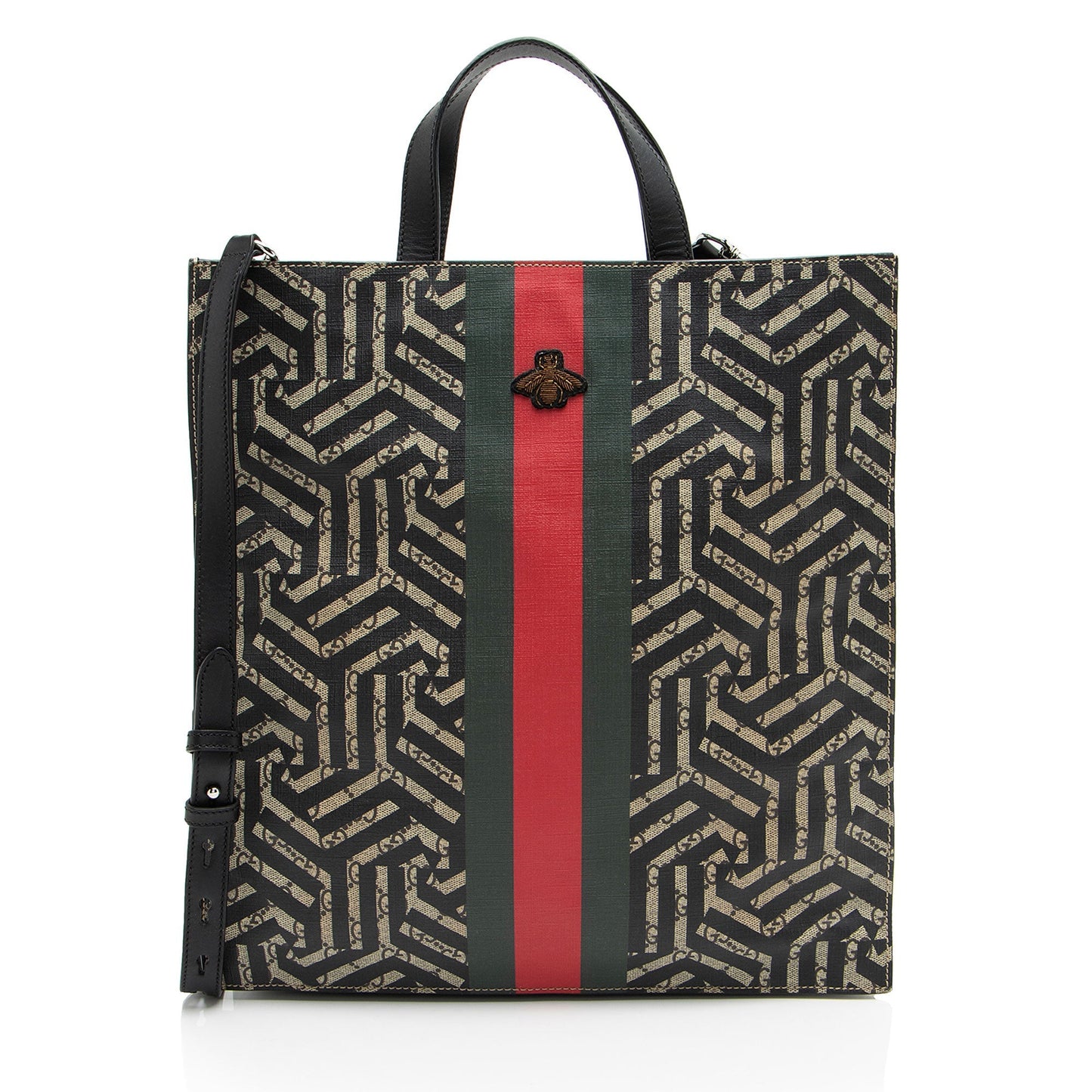 Gucci GG Supreme Caleido Web Soft Tote (SHF-8GtUml)