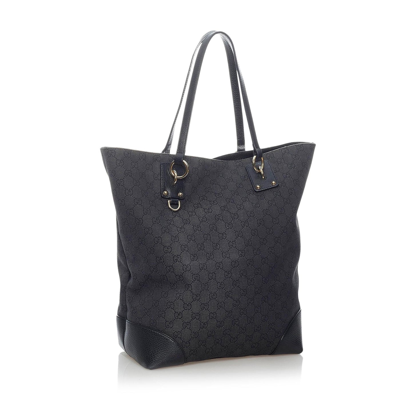 Gucci GG Canvas Charm Tote Bag (SHG-30733)
