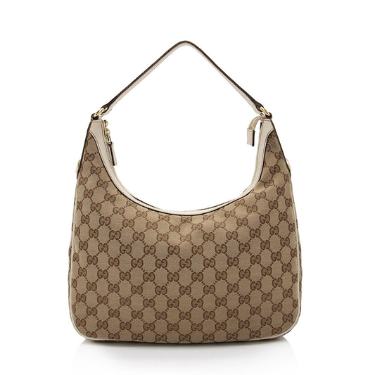 Gucci GG Canvas Charmy Hobo (SHF-Xs0SFM)
