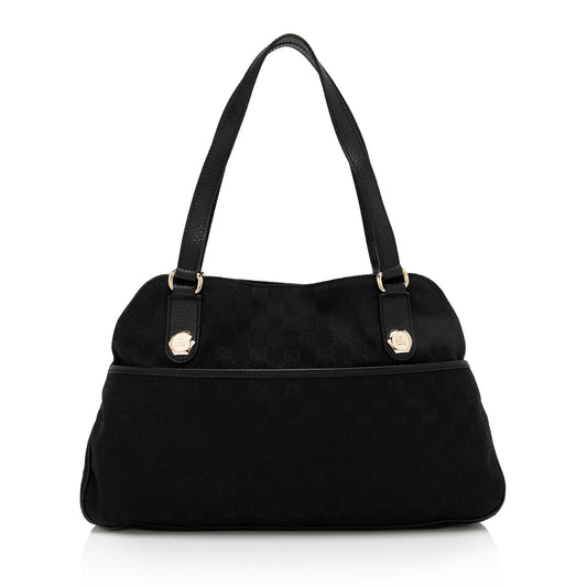 Gucci GG Canvas Charmy Medium Tote (SHF-xbv73f)