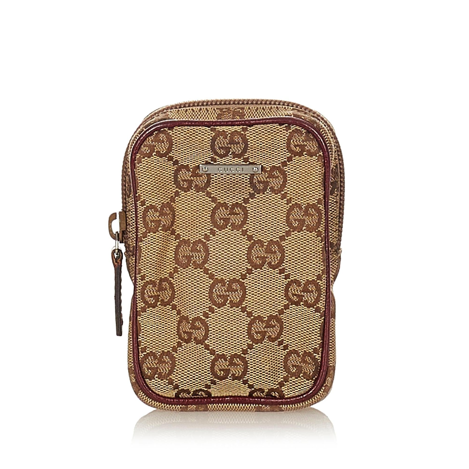 Gucci Leather Canvas Handbag Style 15