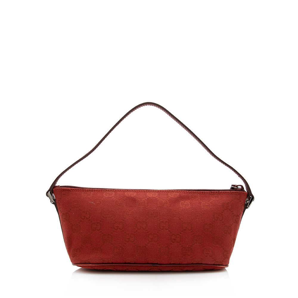 Gucci Leather Canvas Clutch Style 4