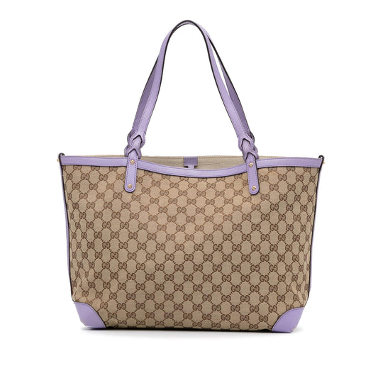 Gucci GG Canvas Craft Tote (SHG-MJEHbV)