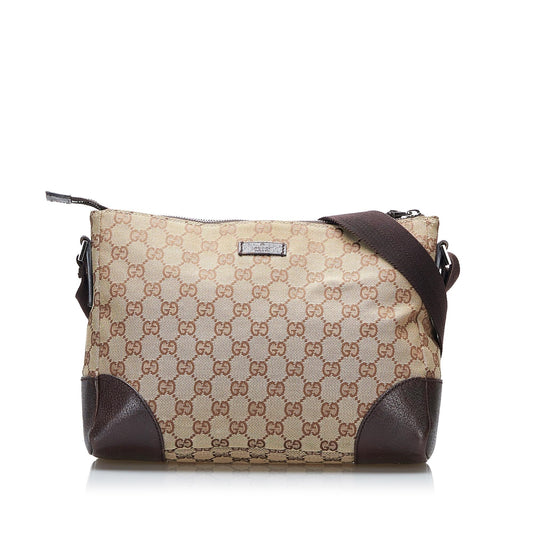 Gucci GG Canvas Crossbody Bag (SHG-bEZWx8)