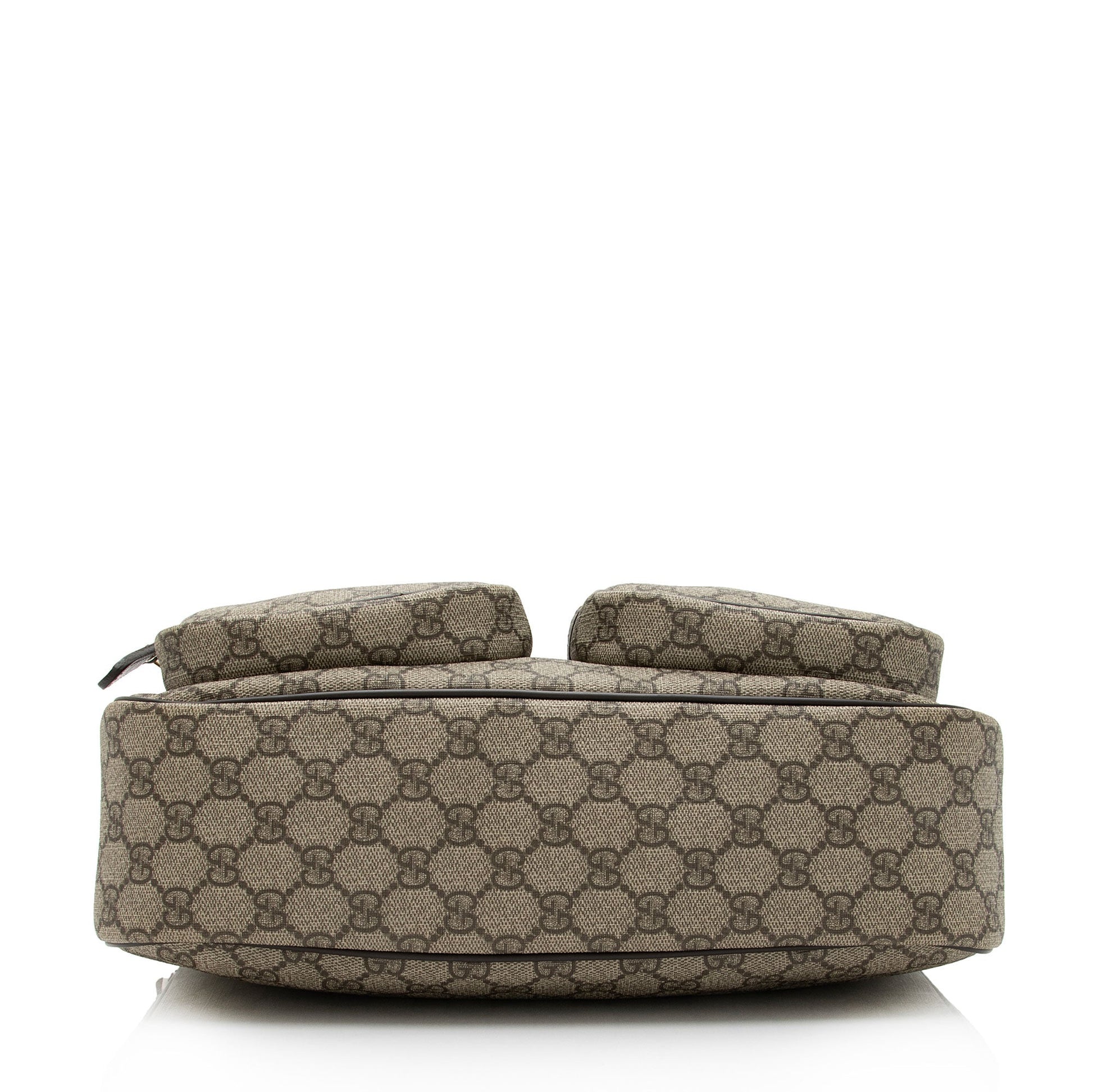 Gucci GG Canvas Double Pocket Messeneger Bag (SHF-UBcIwa)