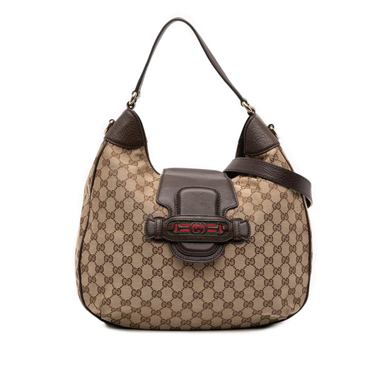 Gucci GG Canvas Dressage Hobo