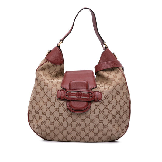 Gucci GG Canvas Dressage Satchel