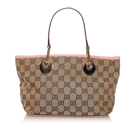 Gucci GG Canvas Eclipse Handbag (SHG-32237)