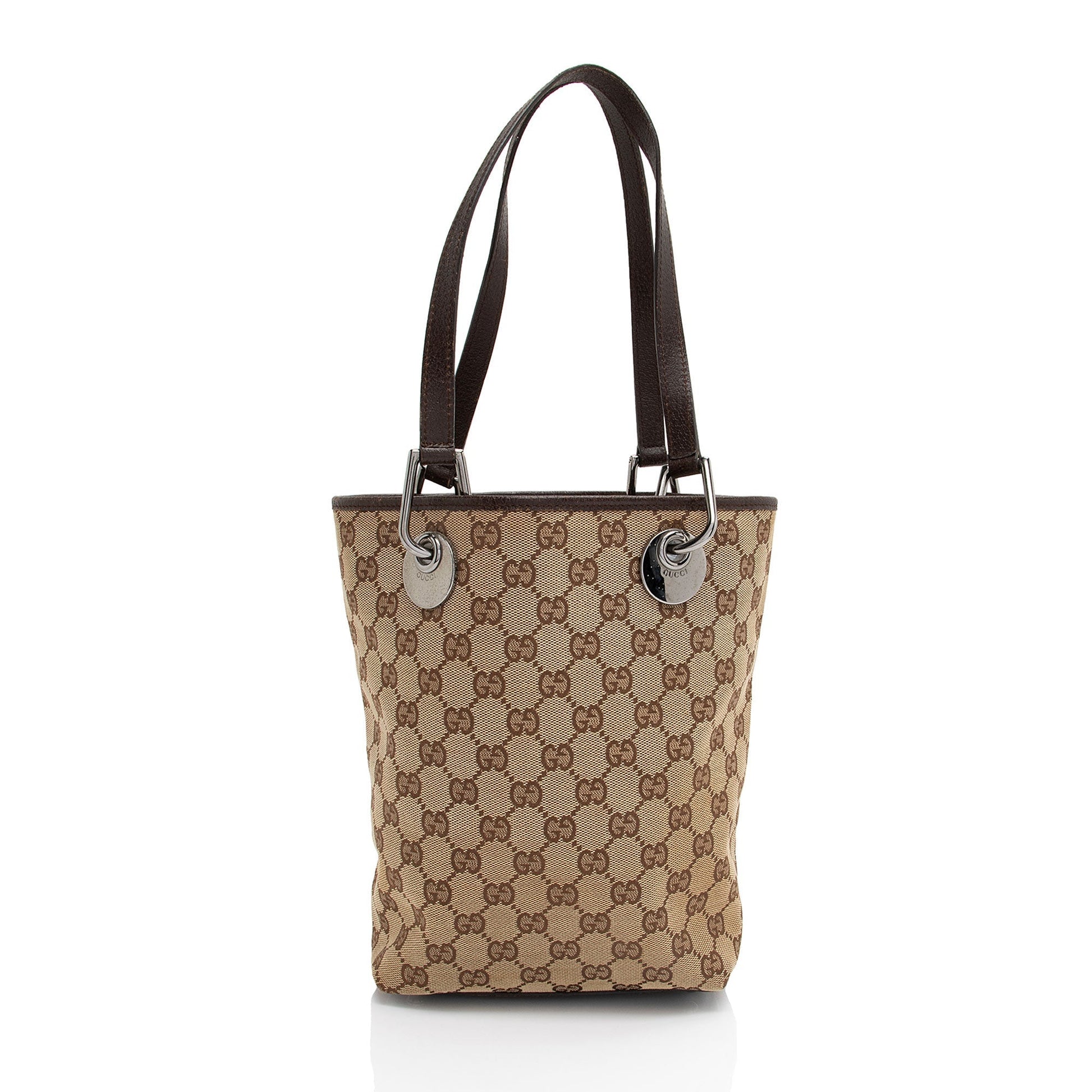 Gucci GG Canvas Eclipse N/S Small Tote (SHF-QqGTJE)