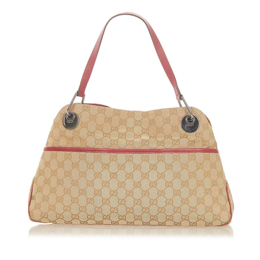 Gucci GG Canvas Eclipse Shoulder Bag (SHG-20325)