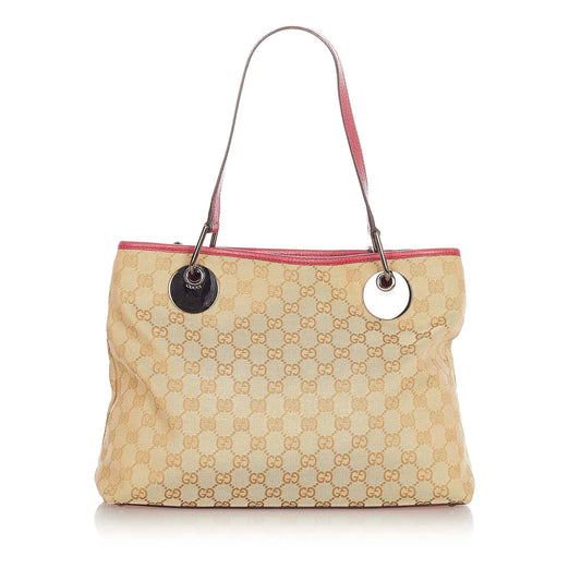Gucci GG Canvas Eclipse Shoulder Bag (SHG-22203)