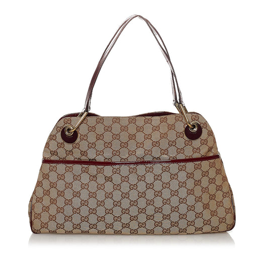 Gucci GG Canvas Eclipse Shoulder Bag (SHG-29850)