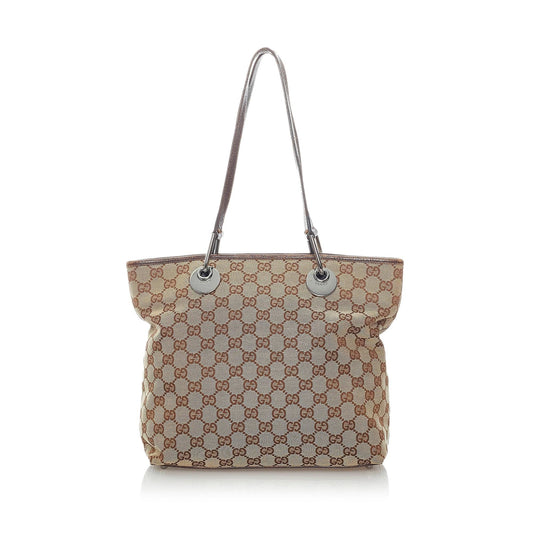 Gucci GG Canvas Eclipse Shoulder Bag (SHG-32066)