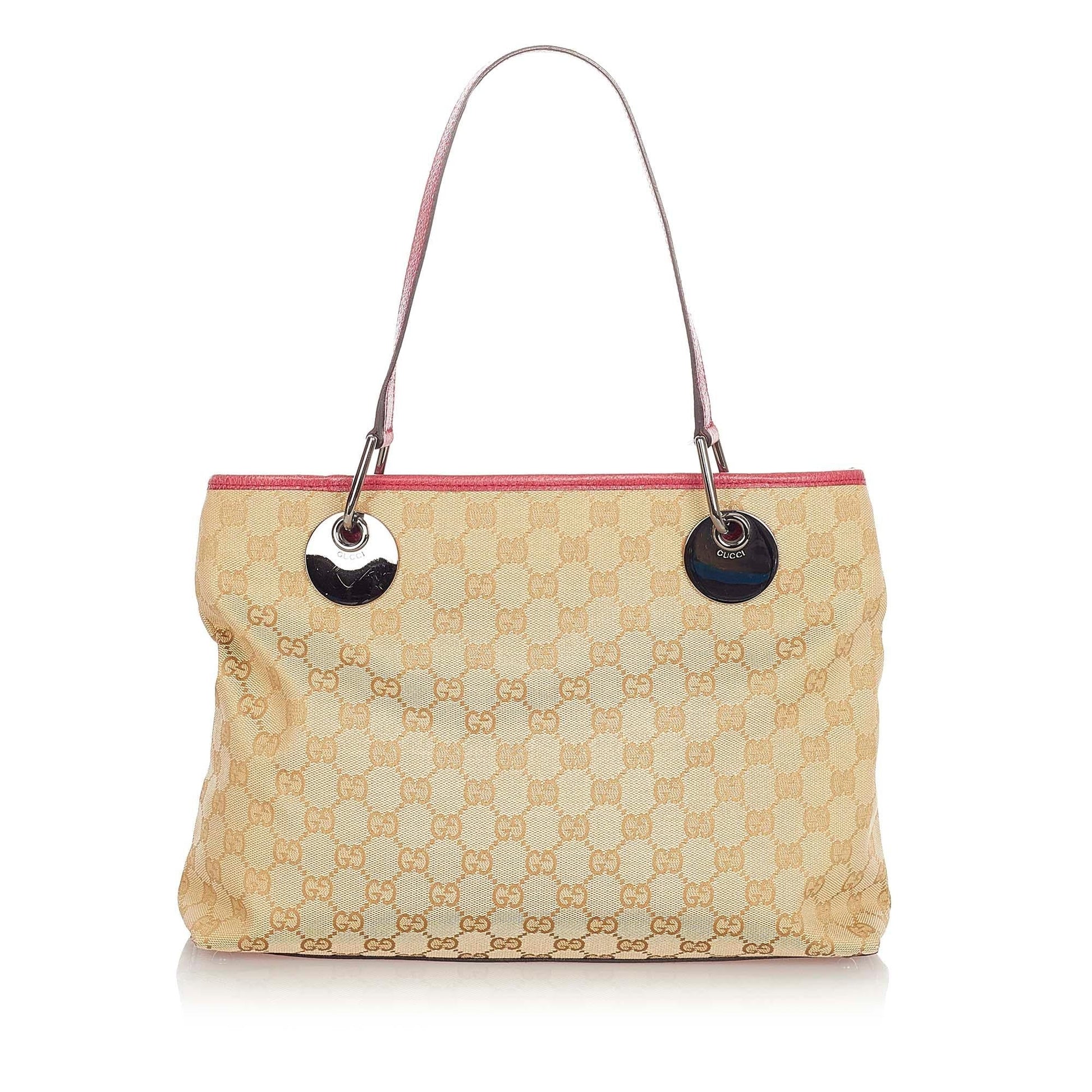 Gucci GG Canvas Eclipse Shoulder Bag (SHG-34031)