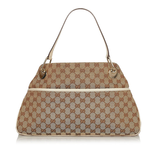 Gucci GG Canvas Eclipse Shoulder Bag (SHG-34061)