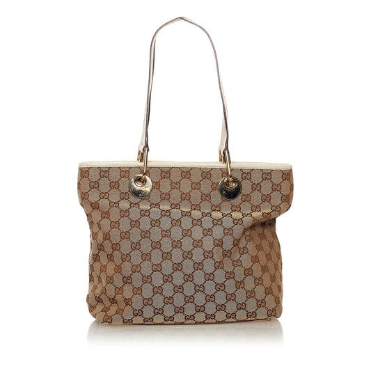 Gucci GG Canvas Eclipse Shoulder Bag (SHG-34640)