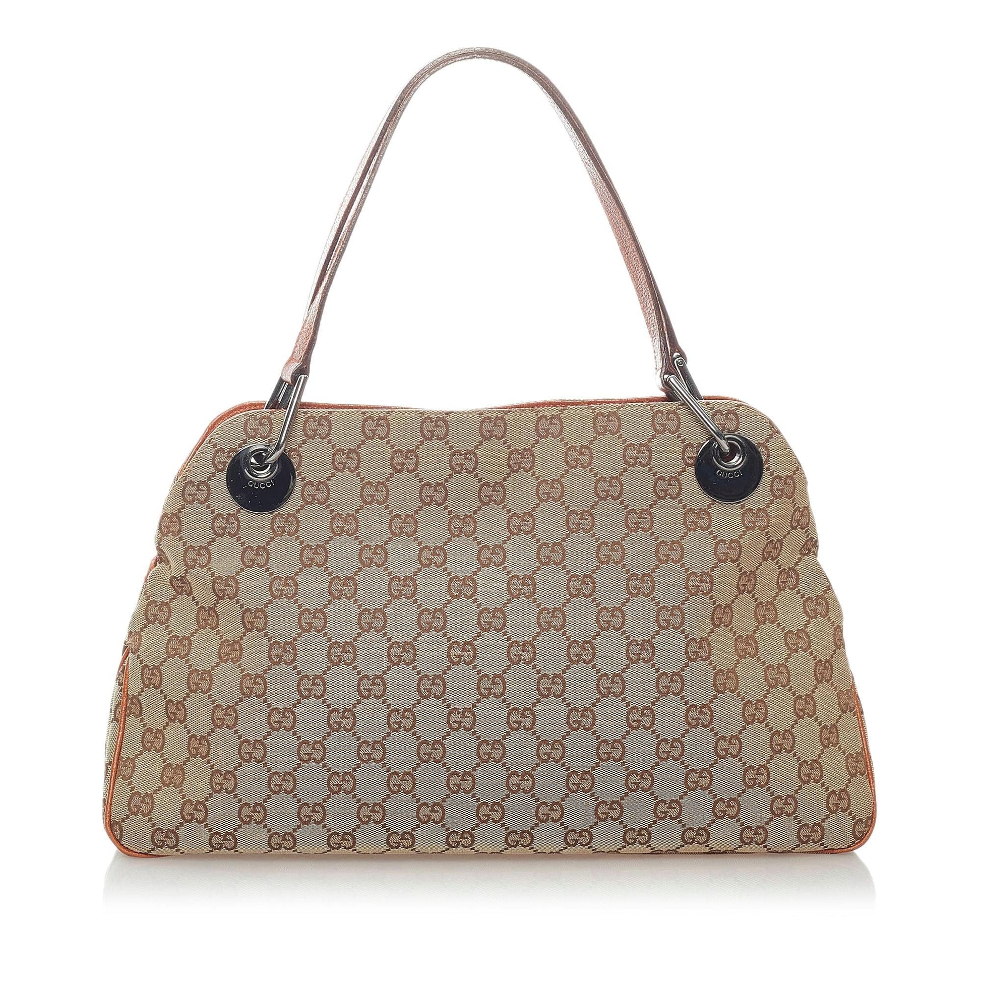 Gucci GG Canvas Eclipse Shoulder Bag (SHG-34768)