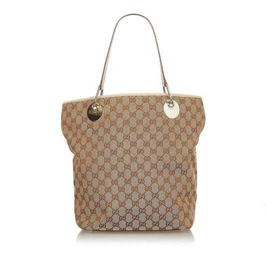 Gucci GG Canvas Eclipse Tote Bag (SHG-31932)