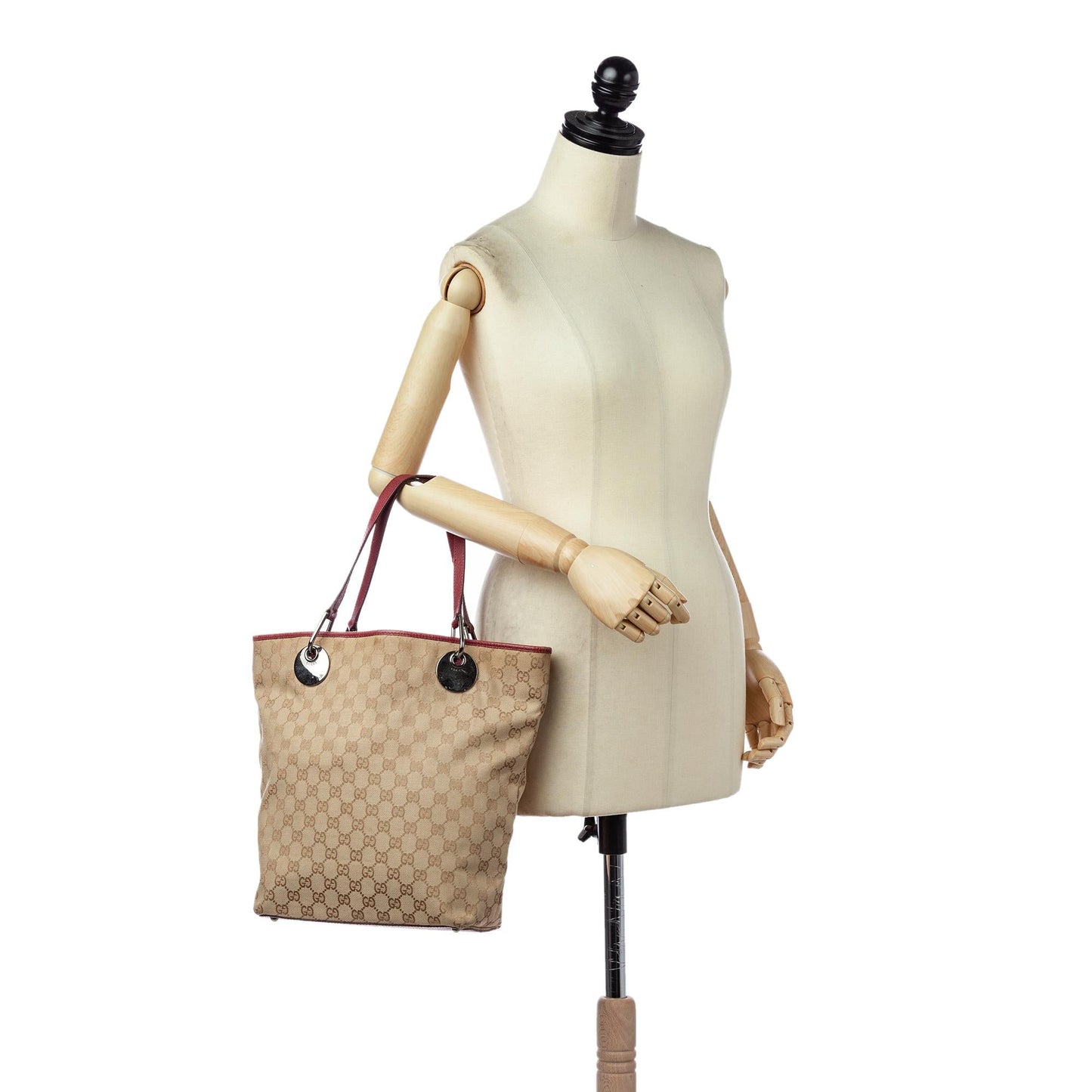 Gucci GG Canvas Eclipse Tote Bag (SHG-32163)