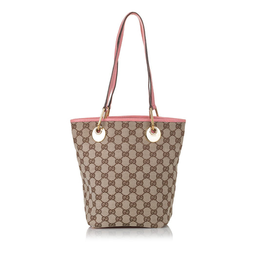 Gucci GG Canvas Eclipse Tote Bag (SHG-32428)