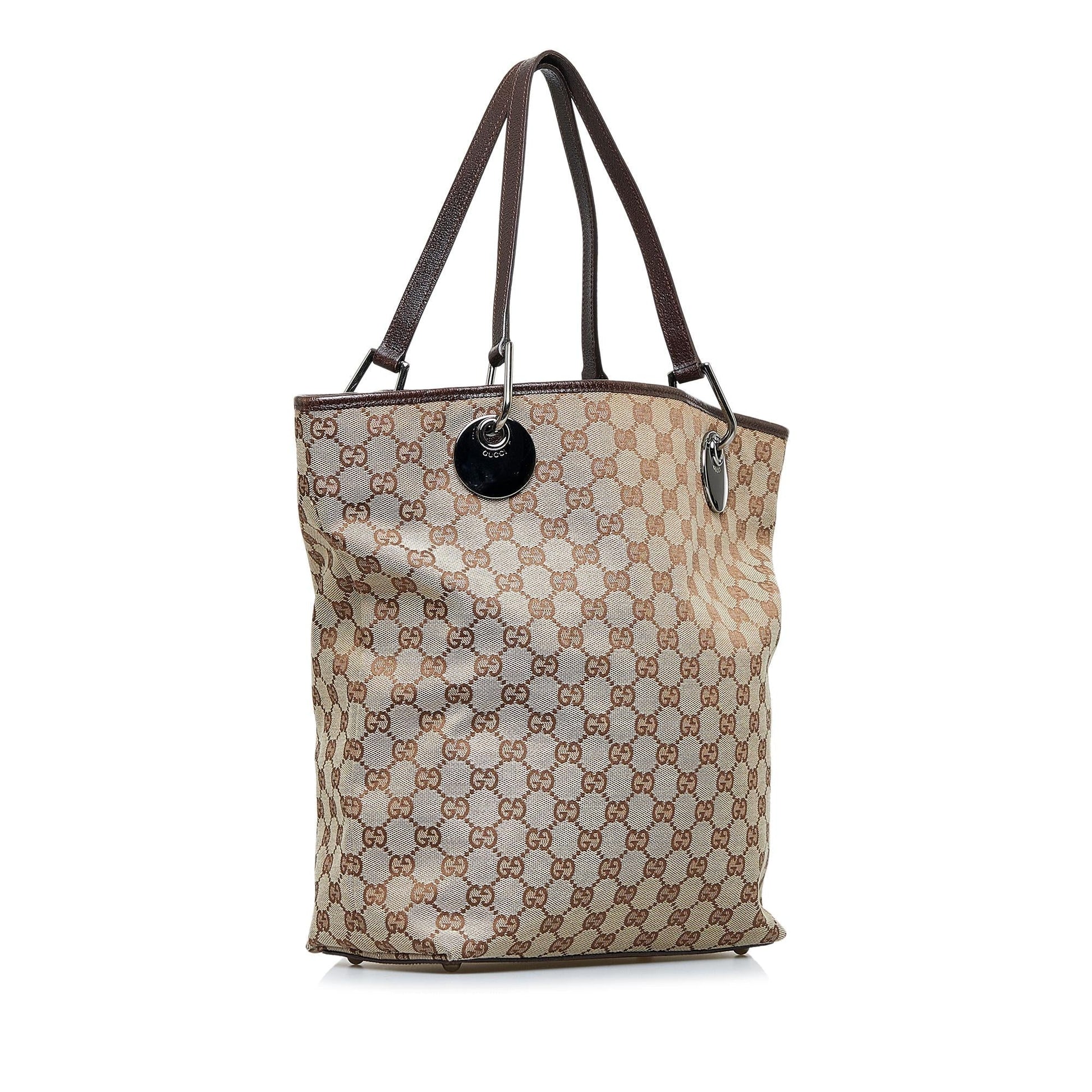 Gucci GG Canvas Eclipse Tote Bag (SHG-jVoOHK)