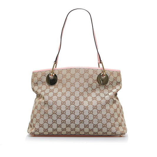 Gucci GG Canvas Eclipse Tote (SHG-YupSAN)