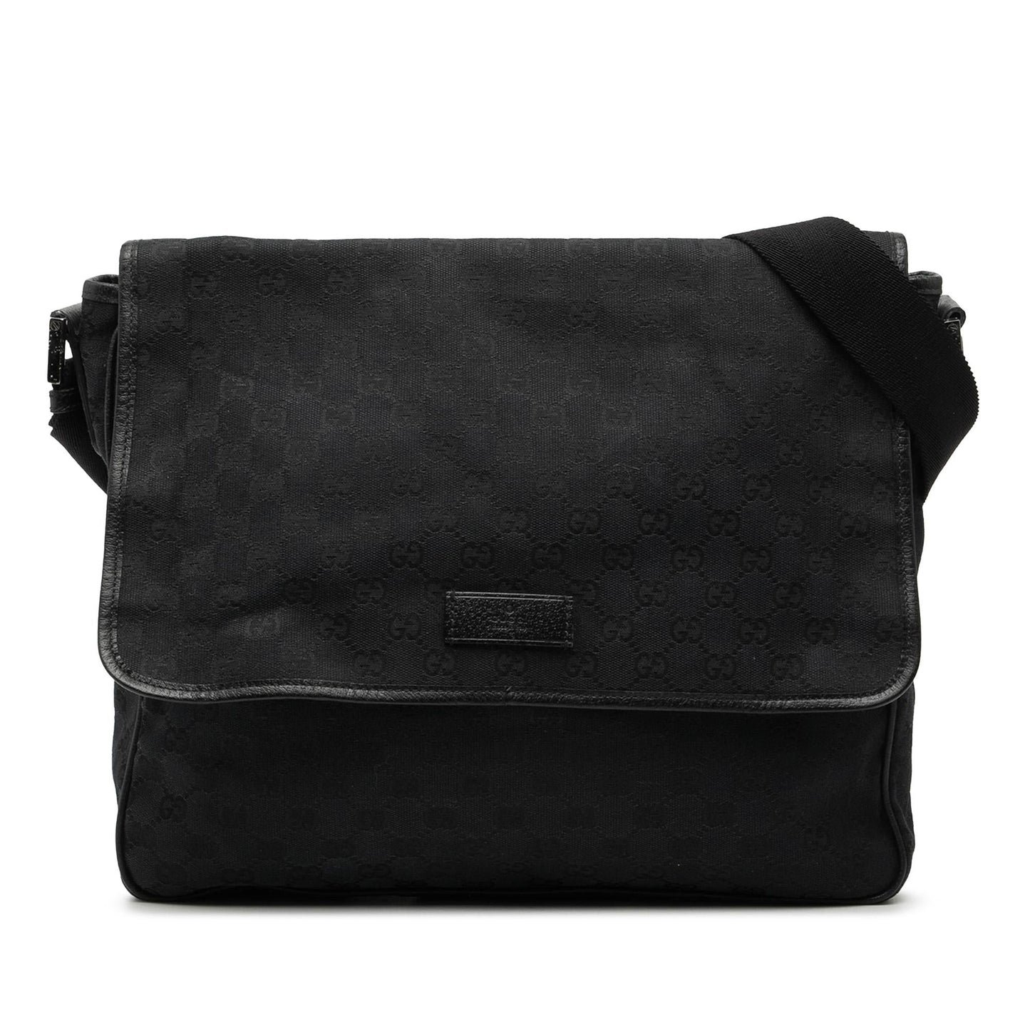 Gucci GG Canvas Flap Messenger Bag