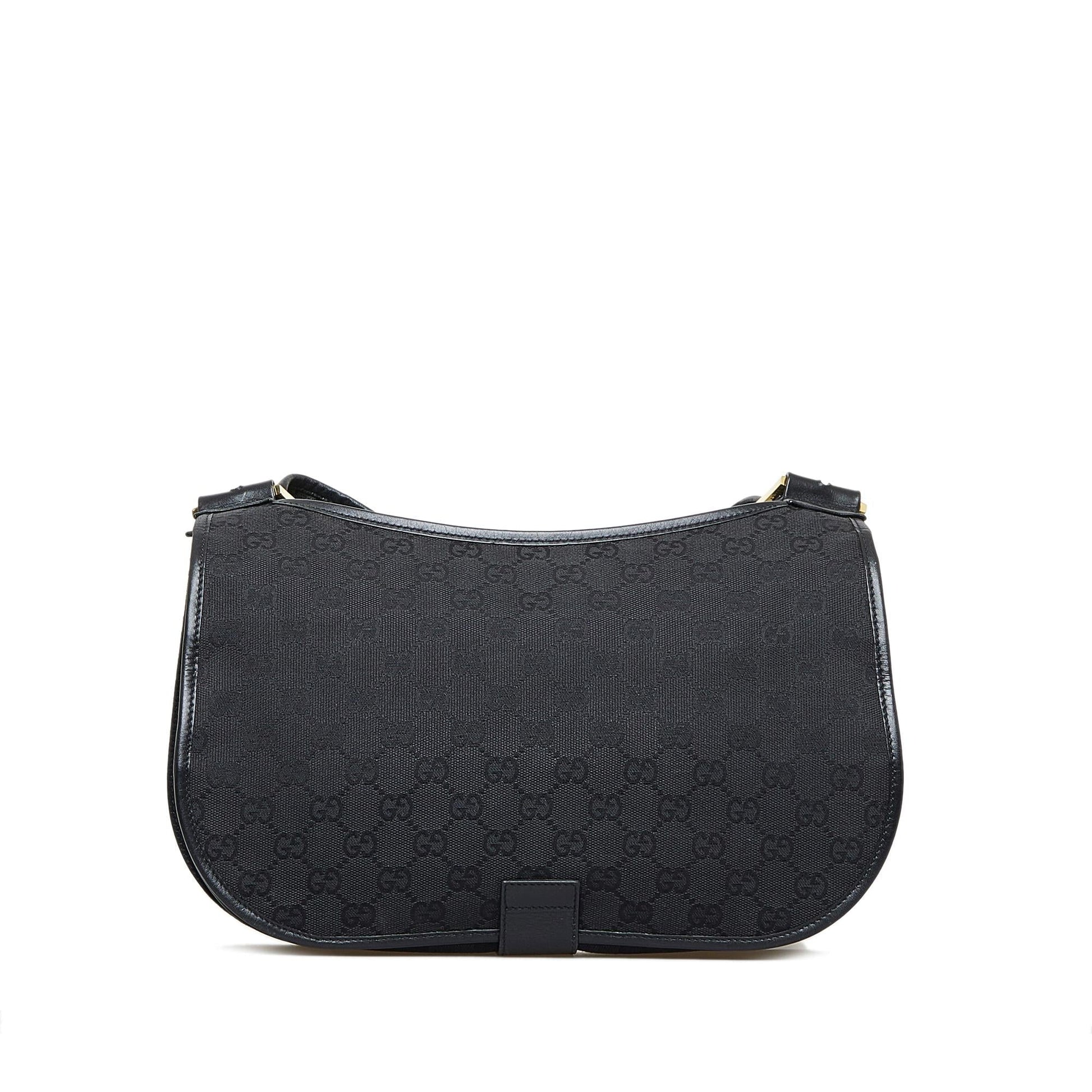 Gucci GG Canvas Flap Shoulder Bag (SHG-tltDgF)