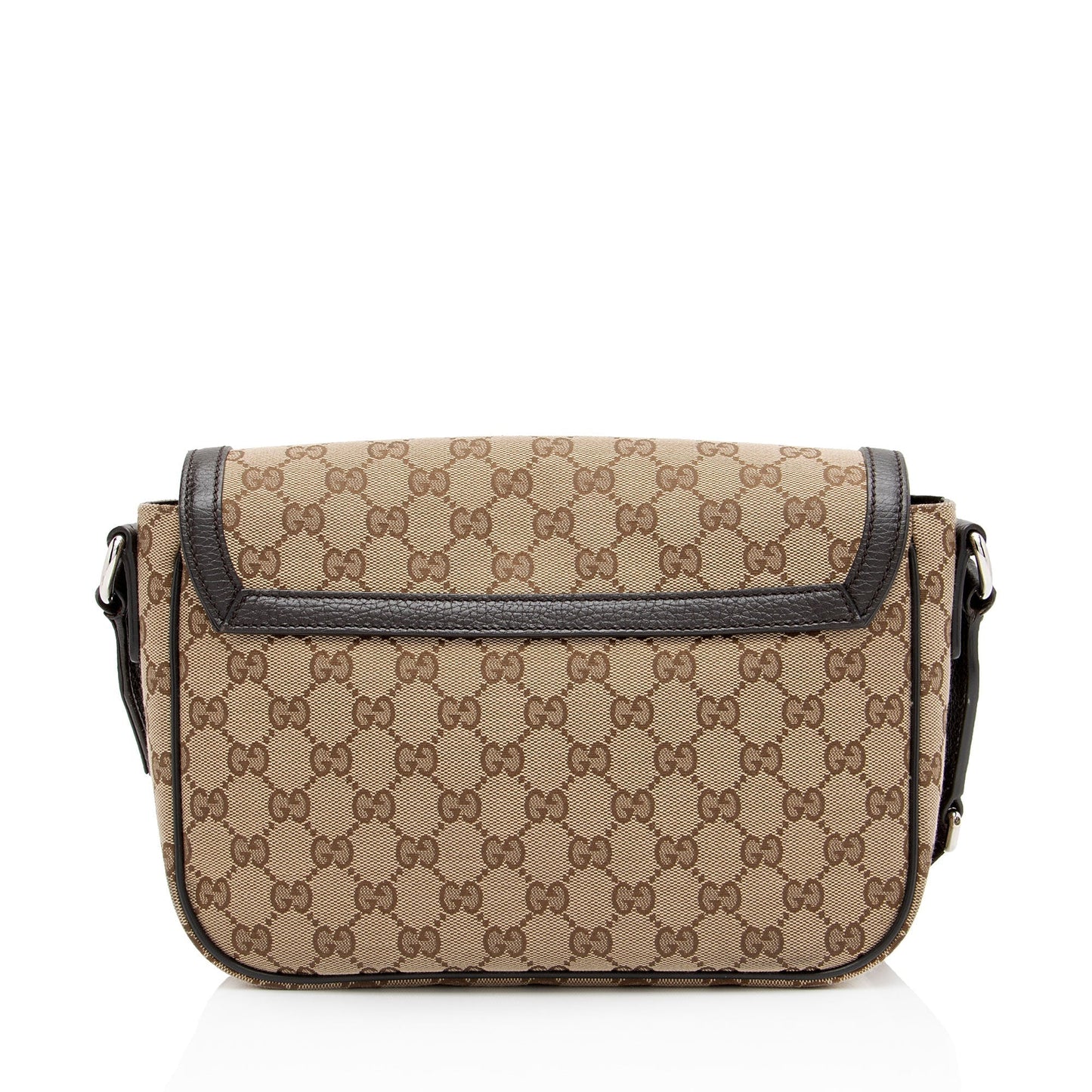 Gucci Leather Canvas Shoulder Bag