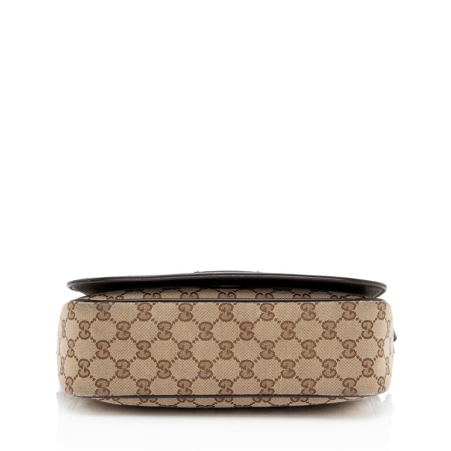 Gucci Leather Canvas Shoulder Bag