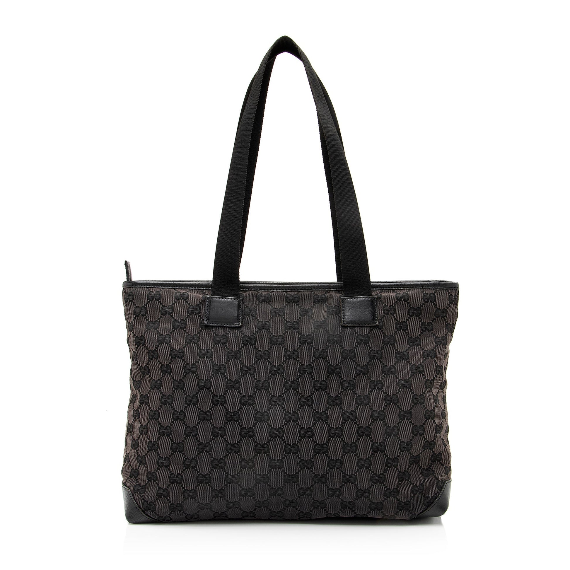 Gucci GG Canvas Front Pocket E/W Shopping Tote (SHF-23636)