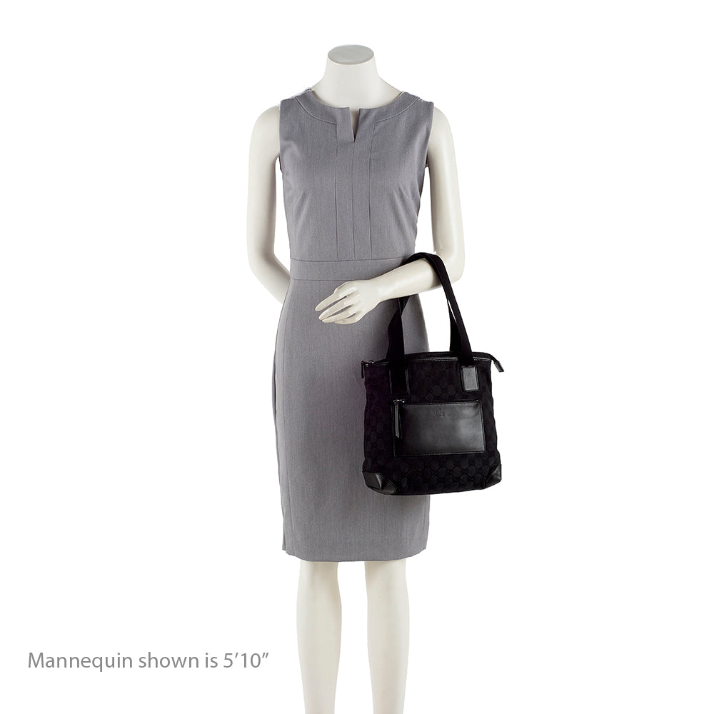 Gucci GG Canvas Front Pocket Small Tote (SHF-15969)