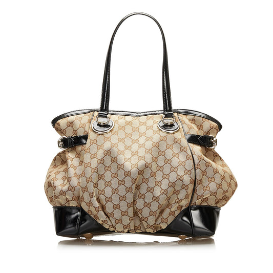 Gucci GG Canvas Full Moon Tote Bag (SHG-36496)
