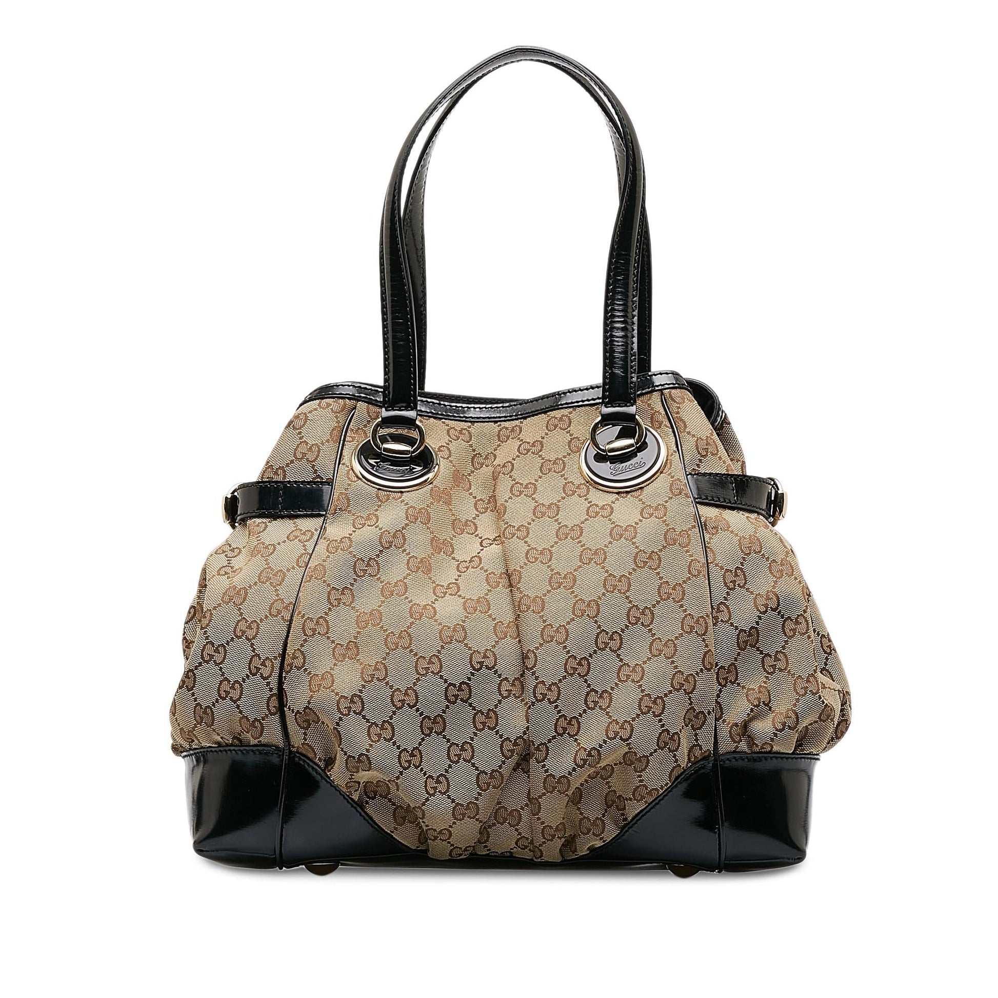 Gucci GG Canvas Full Moon Tote Bag (SHG-V7LMS1)