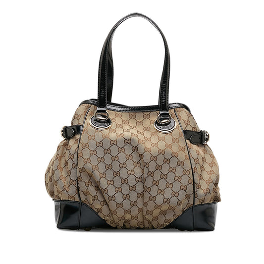 Gucci GG Canvas Full Moon Tote Bag (SHG-V7LMS1)