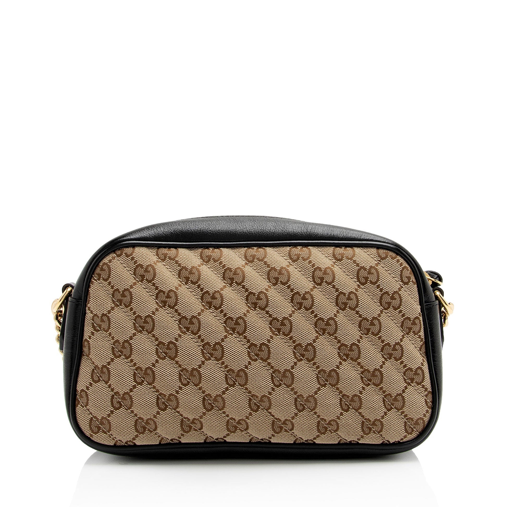 Gucci GG Canvas GG Marmont Small Shoulder Bag (SHF-OkDG16)