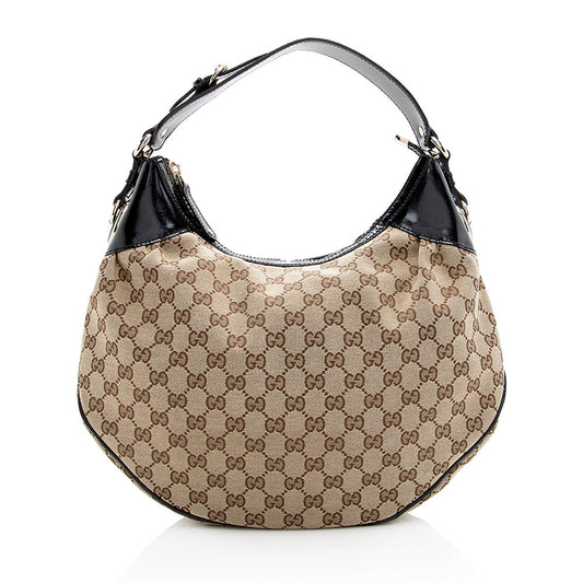 Gucci GG Canvas Glam Hobo (SHF-20542)