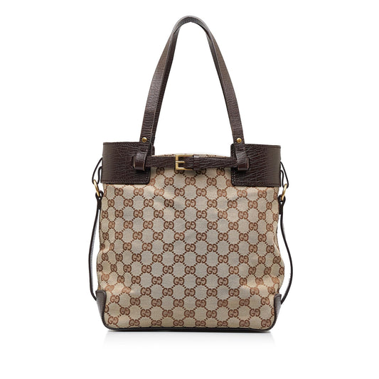 Gucci GG Canvas Handbag (SHG-1UdsKi)